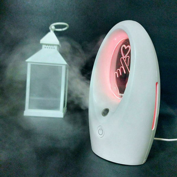 Ультразвуковой увлажнитель (аромадиффузор) воздуха –ночник Humidifier Q2 с 3D подсветкой 320 ml